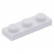 LEGO lapos elem 1x3, fehér (3623)